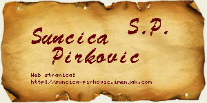 Sunčica Pirković vizit kartica